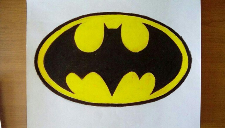 Esp/Eng] Coloreando logotipo de Batman con Prismacolor y Solita / Coloring  Batman's logo with Prismacolor and Solita - CineTV