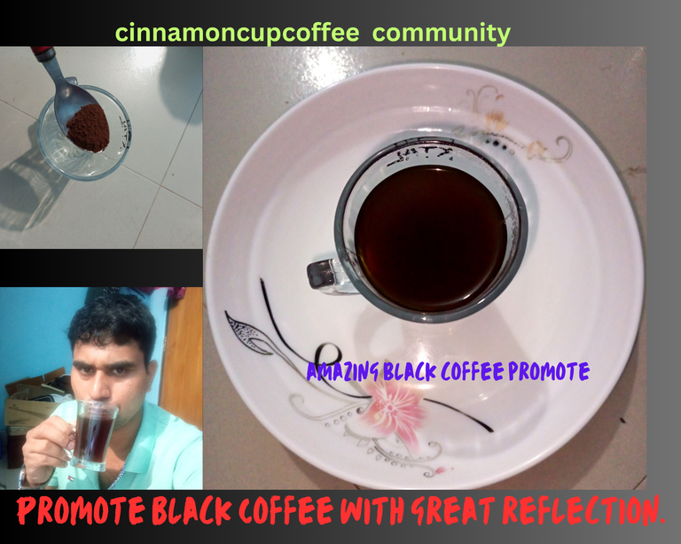 Promote Black Coffee with great reflection.