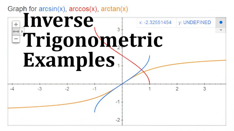 Inverse Trigonometric Functions Examples Thumbnail