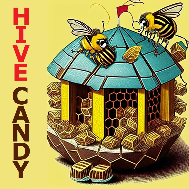Hive Candy from MetaRobots. Image created by https://dreamlike.art/create then edited by us.