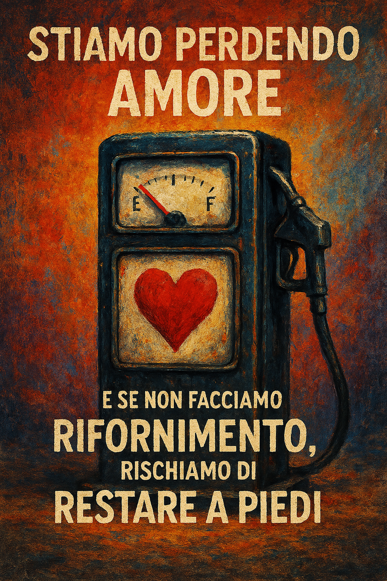 Stiamo perdendo amore, e se non facciamo rifornimento, rischiamo di restare a piedi..png