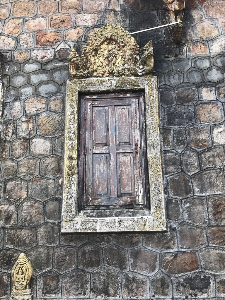 Unique style stone Window
