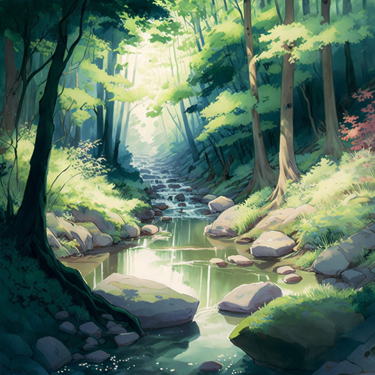 midlet_a_bubbling_creek_in_a_lush_forest_anime_style_studio_ghi_55f42ebe-de81-470f-97ed-e7ec9e76056c.png