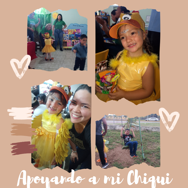 Post para Instagram Collage de Bebé Simple Marrón Claro.png