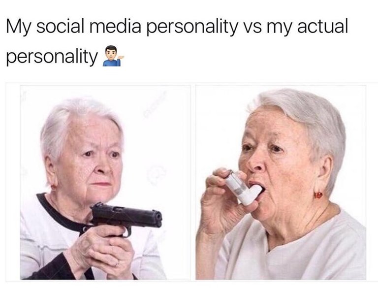 of-social-media-personality-vs-actual-personality-old-woman-with-a-gun-same-old-woman-with-inhaler.jpeg