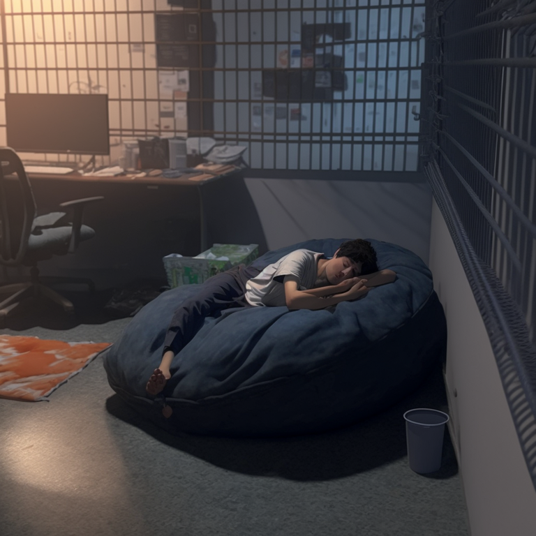 _bsprouts_man_laying_on_a_beanbag_inside_a_jail_cell_as_a_diora_ccd4eb44-e5e8-44eb-866f-2c22866568db.png