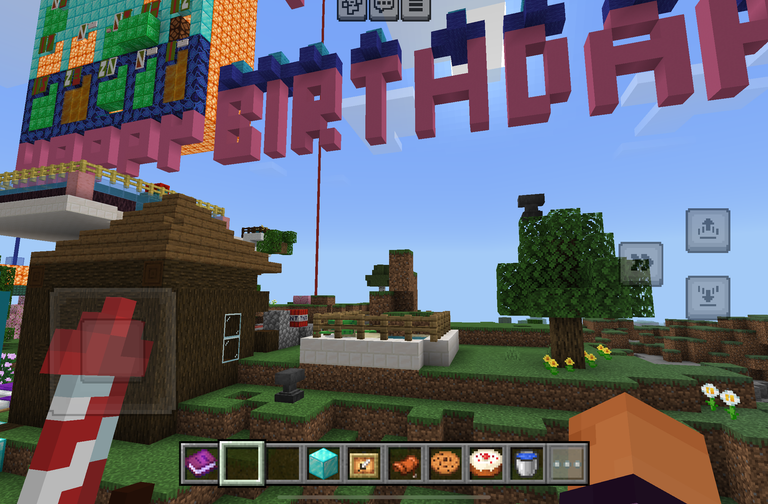 Happy Birthday message for one of Minecraft friends