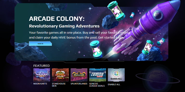 Explaining the Colony Arcade Platform