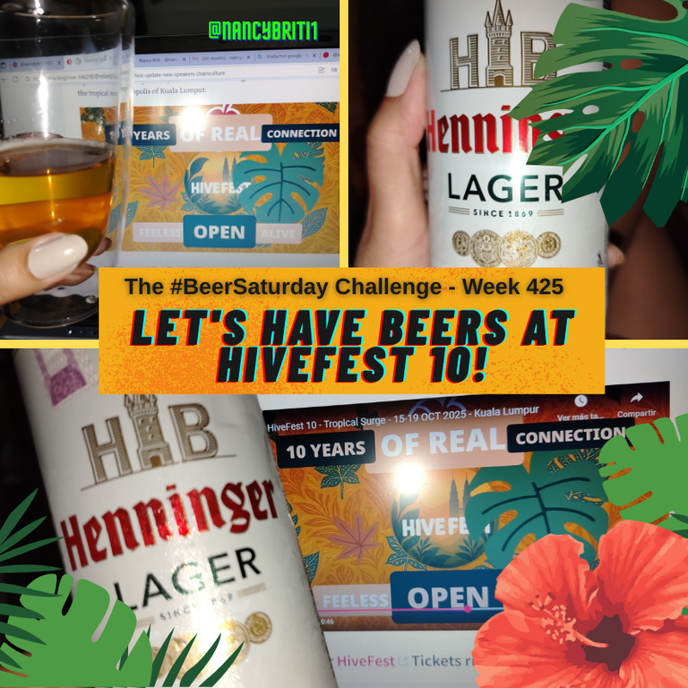 The #BeerSaturday Challenge - Week 425: Let's have beers at HiveFest 10!🍻🌺
