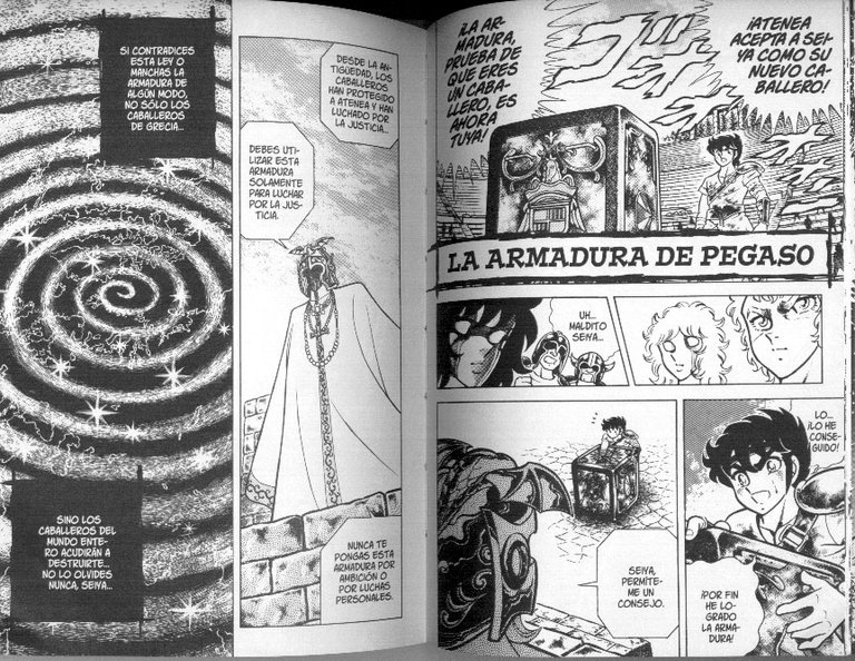 Seiya obtains the Cloth
