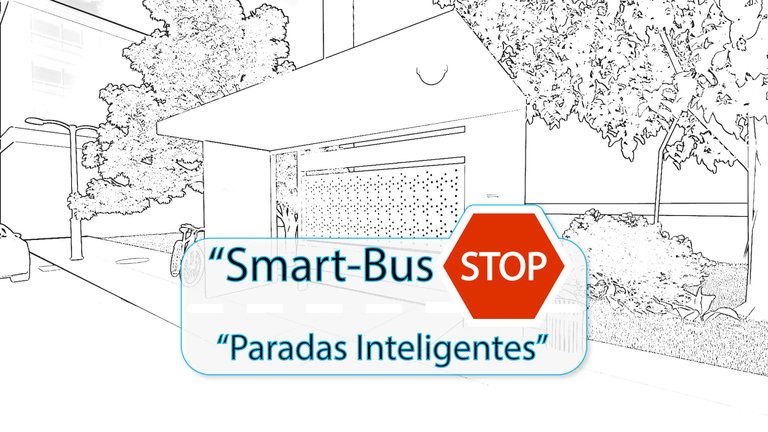 Face of the post called SMART BUS STOPS
