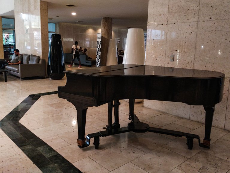 Does every hotel have a piano? / ¿Todos los hoteles tienen un piano?