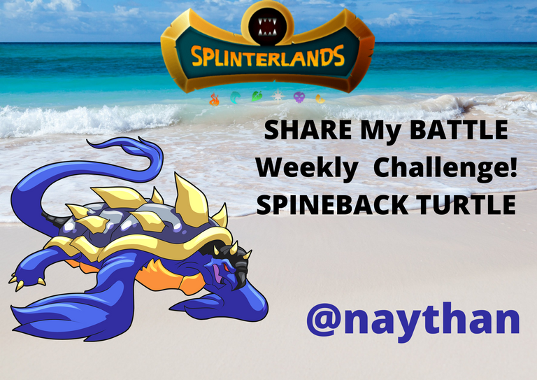 SHARE My BATTLE Weekly Challenge! SPINEBACK TURTLE.png