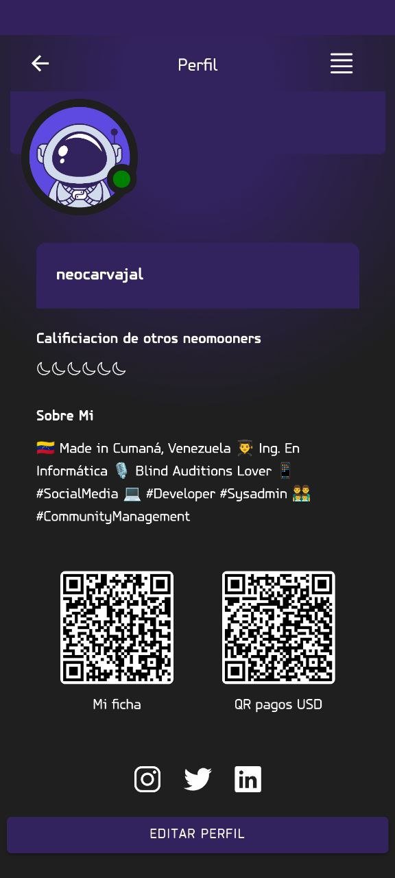 Mi perfil en Neomoon