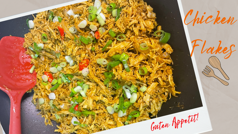 Cravings I Have To Meet:  I Make My Chicken Flakes For A Filling Meal To Bits!