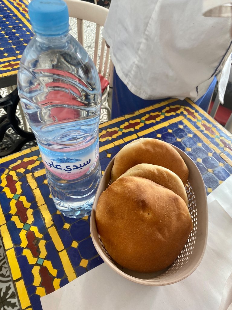 Khobz, round Moroccan bread