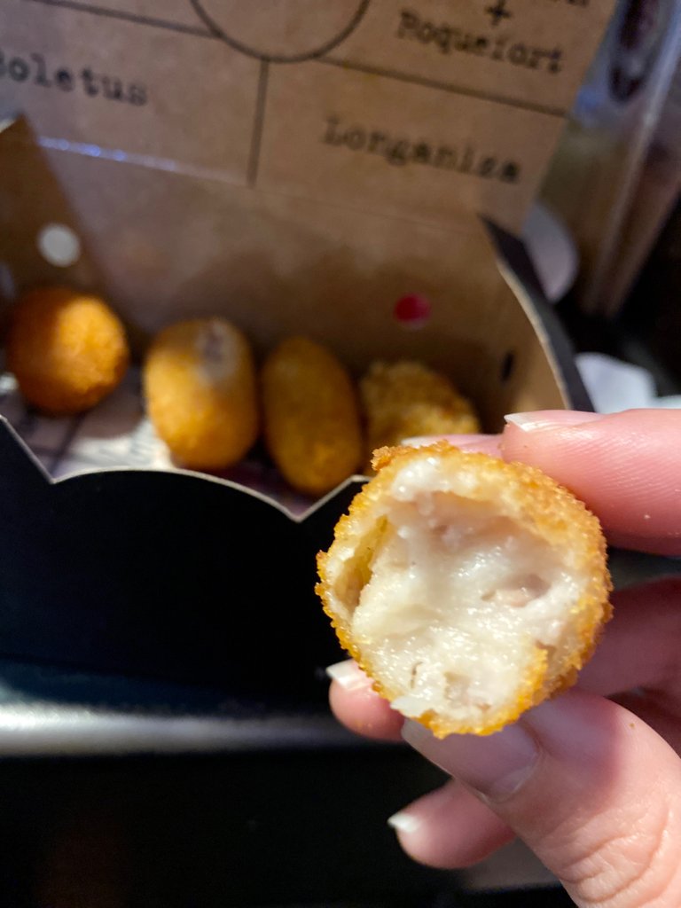 Croqueta de boletus