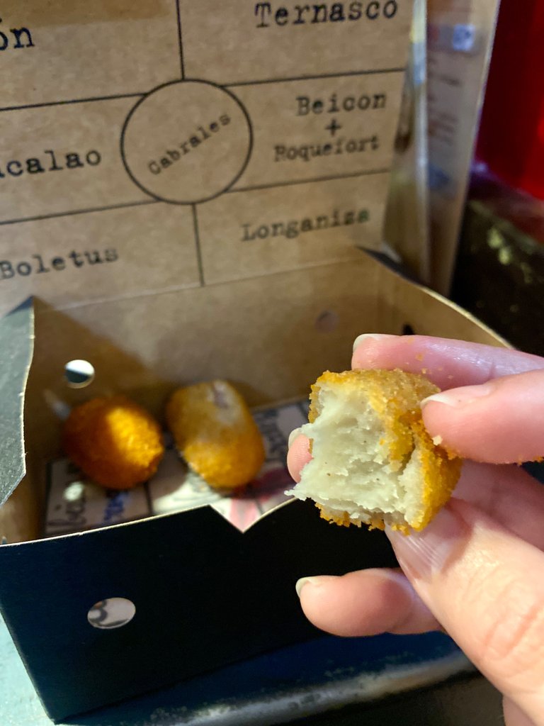 Croqueta de queso cabrales