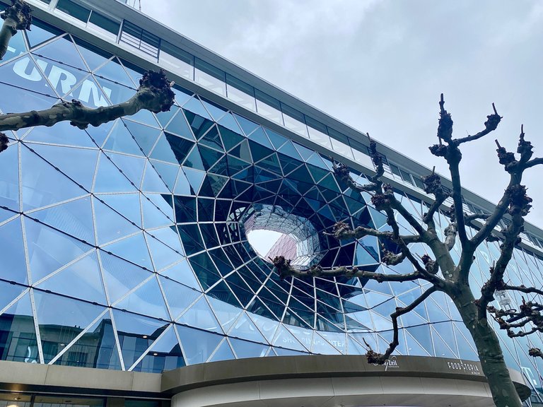 MyZeil shopping center - designed by Italian architect Massimiliano Fuksas