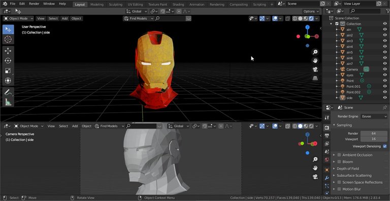 Blender Dblenderblend filesiron man head.blend_8.jpg