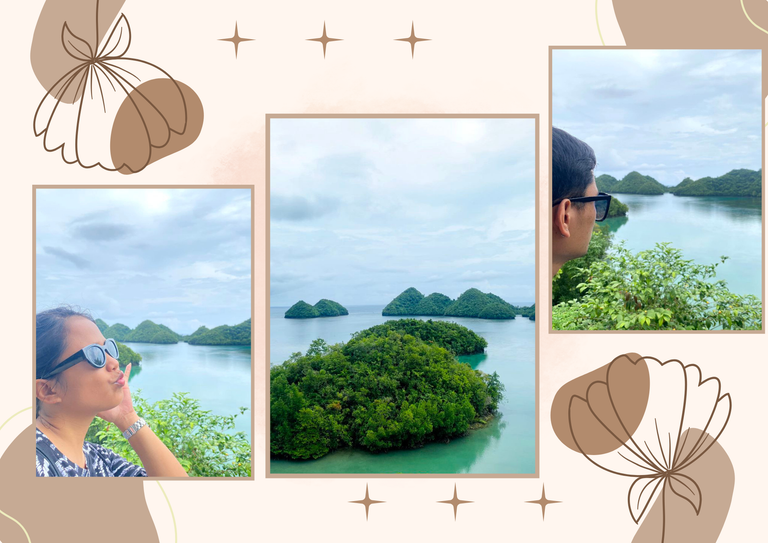Beige Minimalist Floral Aesthetic Photo Collage A4 Document Landscape.png