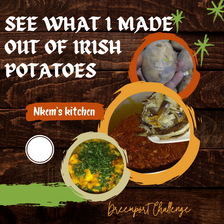 See what I made out of Irish potatoes ||  Dreemport challenge.