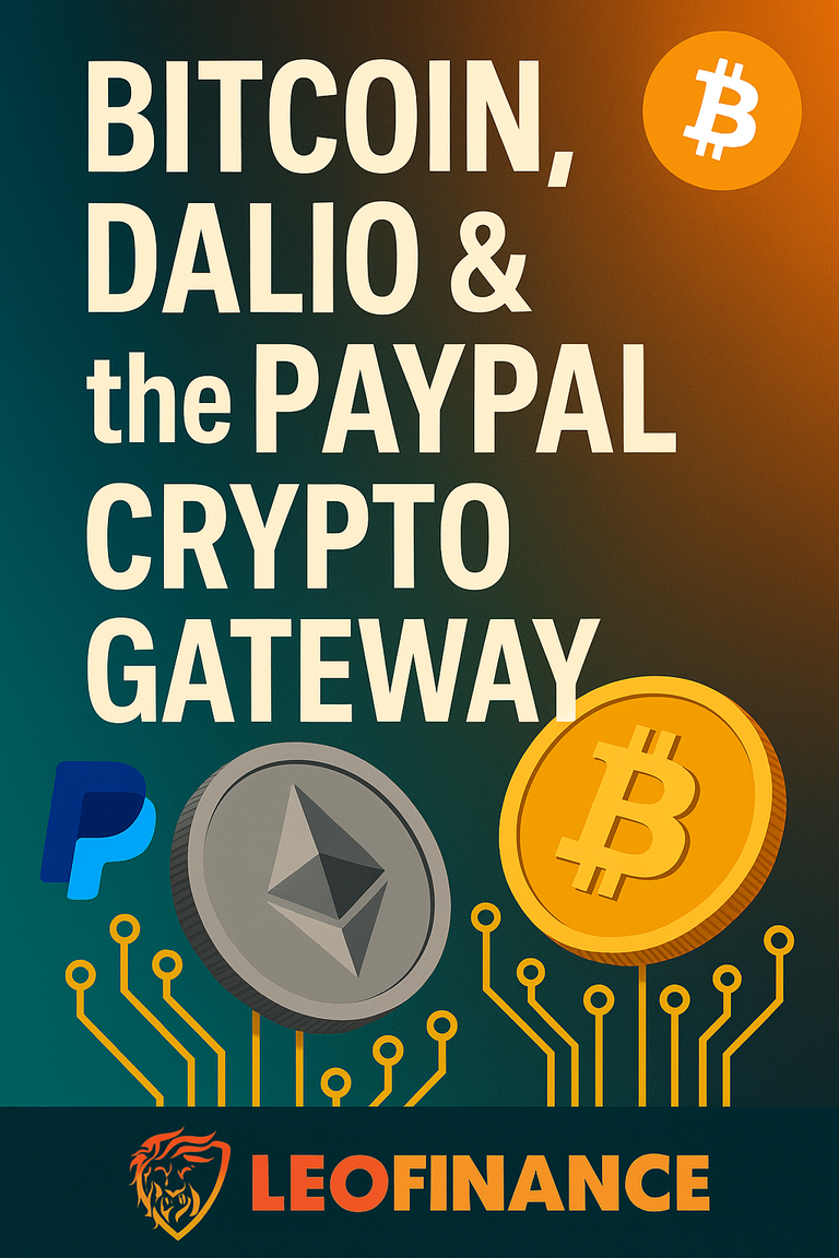 Bitcoin, Dalio & the PayPal Crypto Gateway: Signs of a New Financial Era