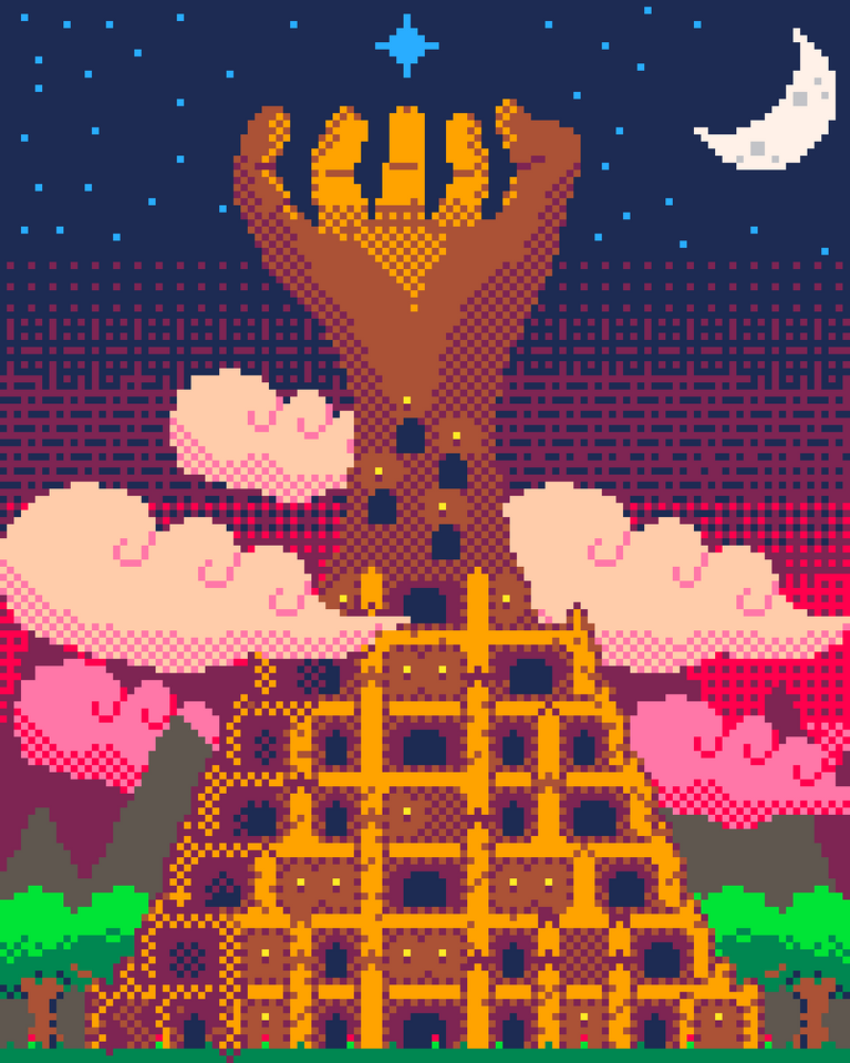 Pixel Art de La Torre de mi autoria / Pixel Art of The Tower by me