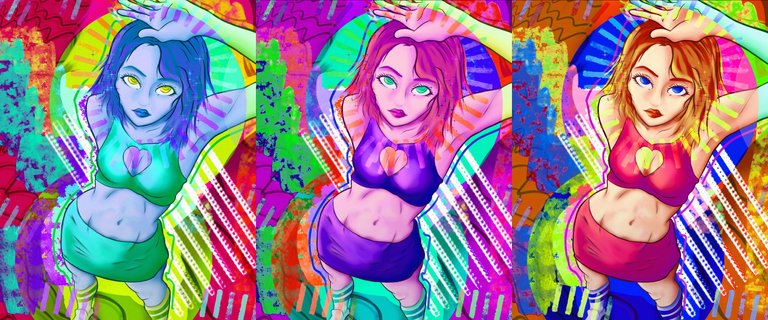 Psycodhelic girl Art Psychedelic onchainart crypto art illustrationPiece.jpg