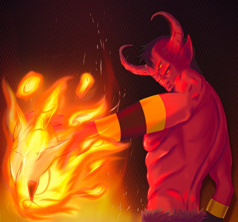 Splinterlands Art Contest Week 184-Lor-of-fire.jpg