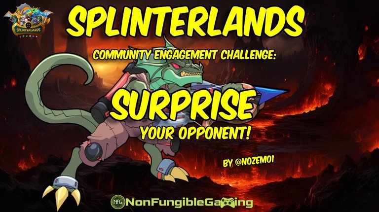 Splinterlands - Community Engagement Challenge: Surprise Your Opponent!