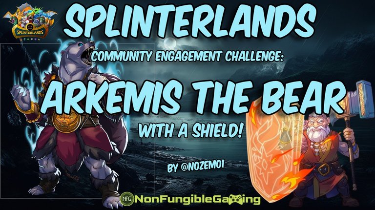 Splinterlands: Arkemis with a shield!