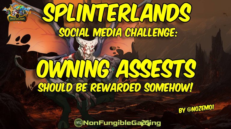 Splinterlands - Owning assets should be rewarded!