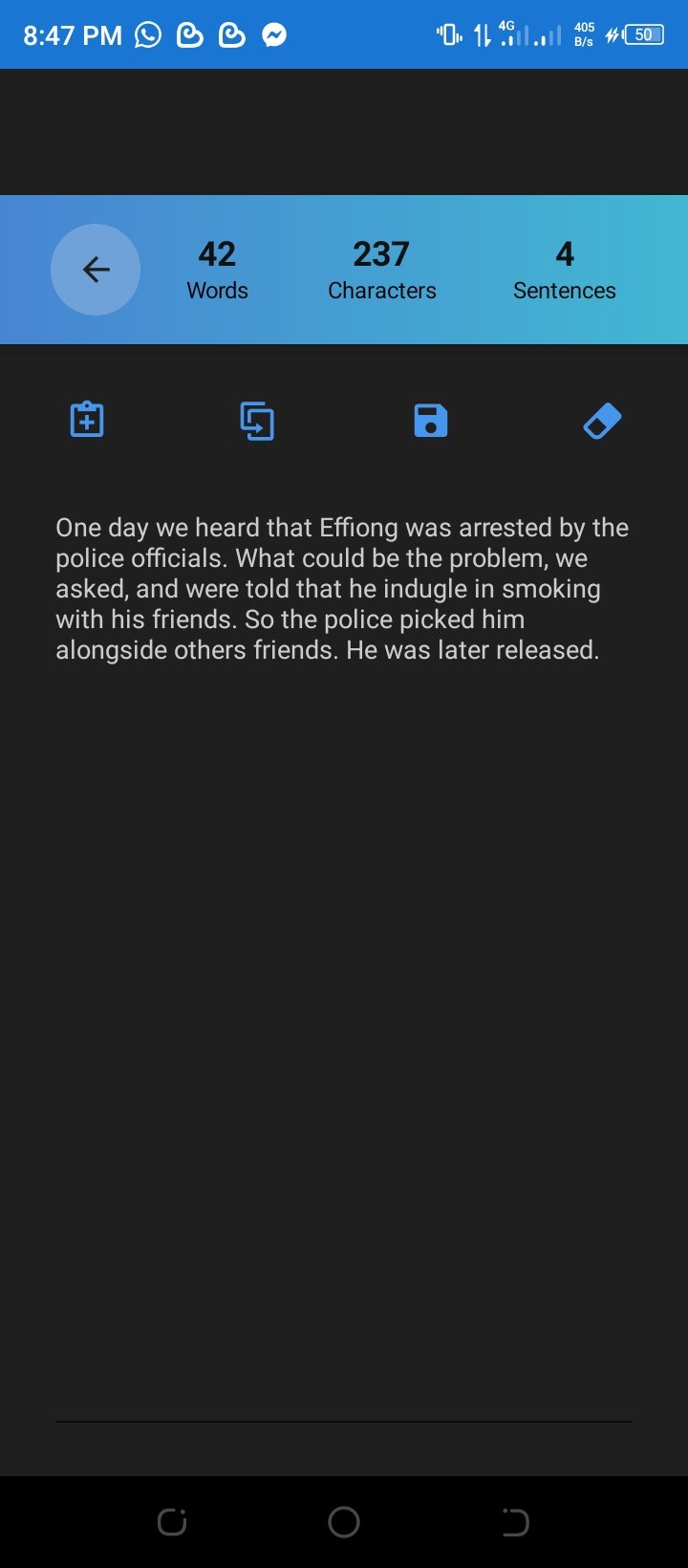 Effiong was arrested