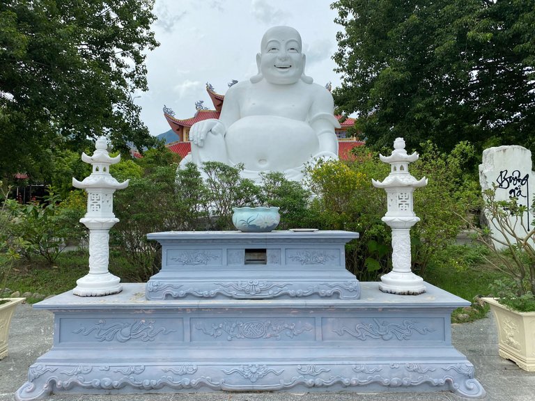 A Maitreya Buddha statue