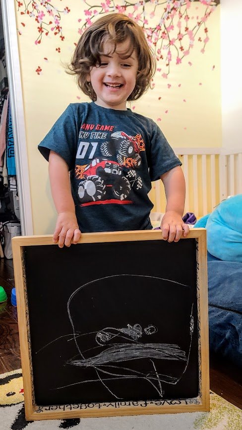 He was very proud of this creation.