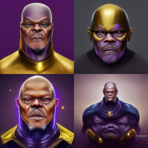 the offspring of Samuel L Jackson and Thanos.