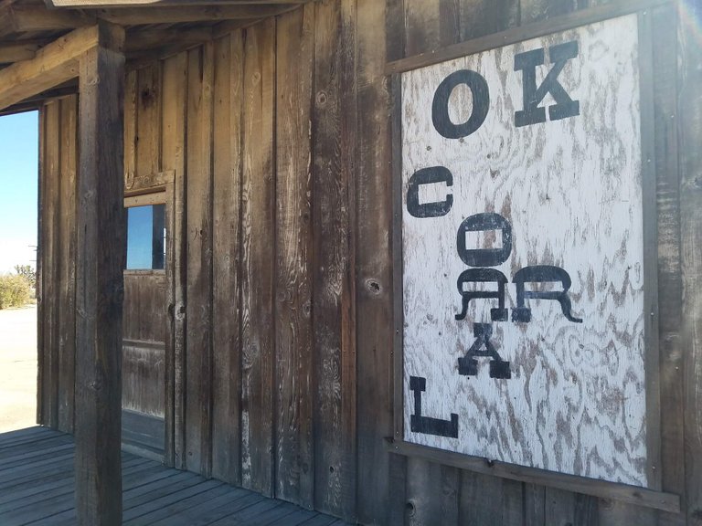 The actual movie set of the OK Corral