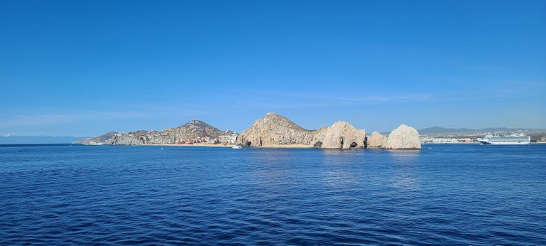 Arriving at Cabo San Lucas