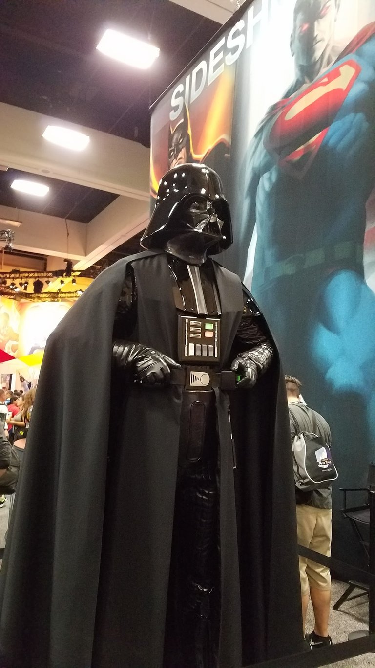 Darth Vader looks amazing. You half expected him to walk around. Especially at the Con