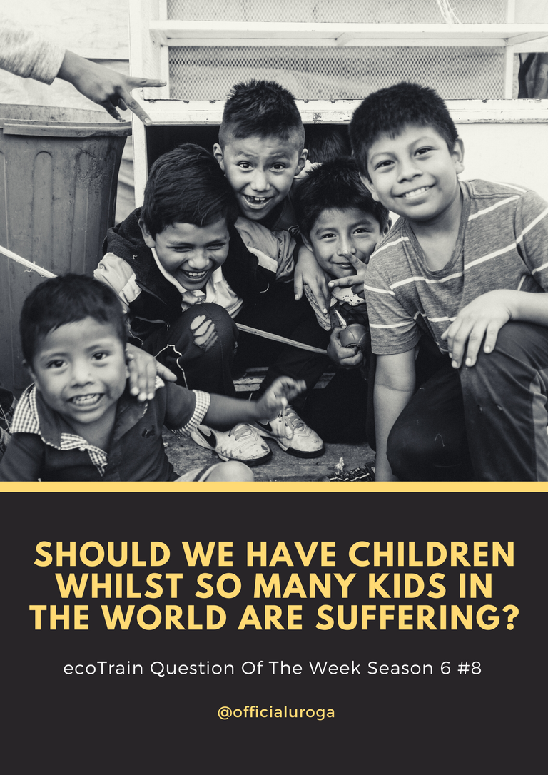 Yellow and Brown Children Photo Poverty Poster.png