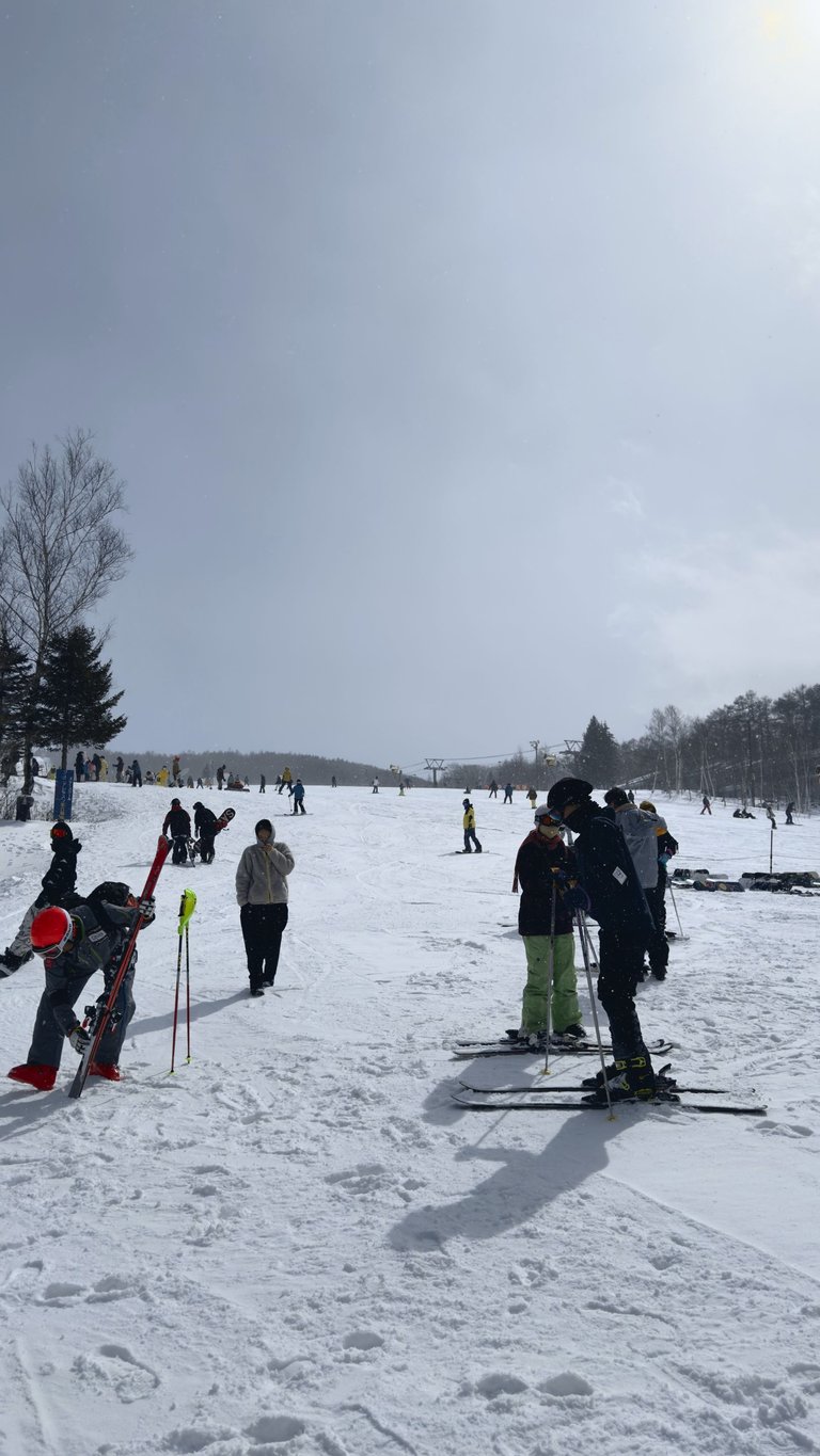 In front of Hunter Mountain Shiobara