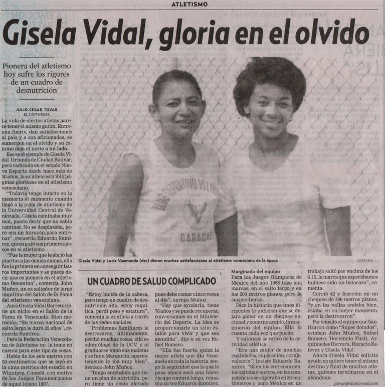 Gisela Vidal, gloria en el olvido.jpg