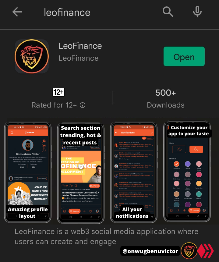 Leofinance is a Web3 social media application, where user can Create, Learn, Engage and Earn. (2).png