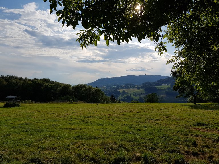 Vue sur la région de la Riviera et le Mont Pèlerin depuis Chevalleyres