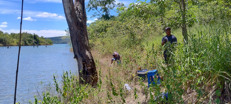 Alexandre and Raimundo, my fishing buddies