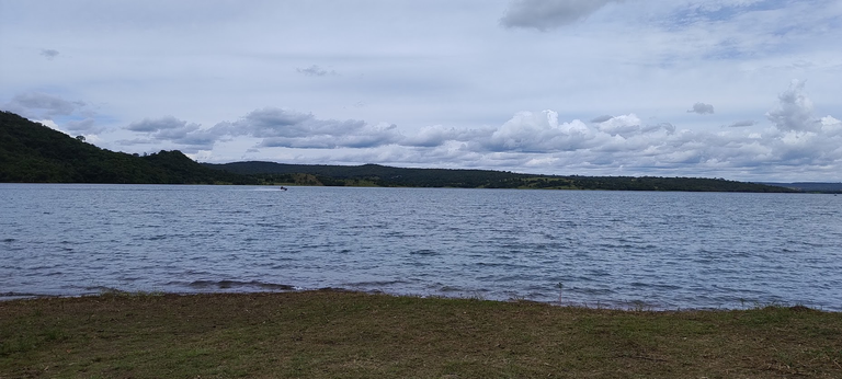 Jet-ski crossing the lake. This one was worth it for Love the Clouds, right?