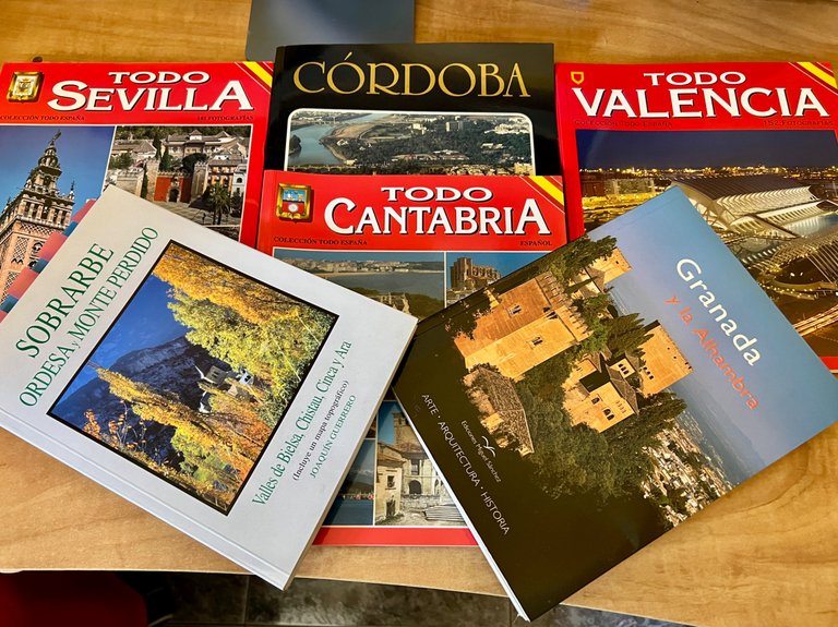 Colección de viajes en forma de libros // Travel collection in book form