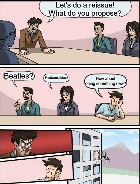 Regardless of whether it's on CD or vinyl – we expect re-releases of albums that are hard to find today!