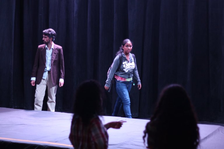 Picture of «La Paz» rehearsal before a show on October 5th, 2019 in Caracas, by Ester Figueroa
